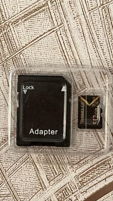 saz data kart: 📦 Məhsul haqqında: Yeni 512 GB microSD yaddaş kartı (adapter ilə — 1