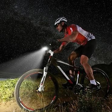 velosiped işıq: Velosiped üçün ön fənər və arxa lazer stop işığı. lazer işıq batareya🔋 — 2