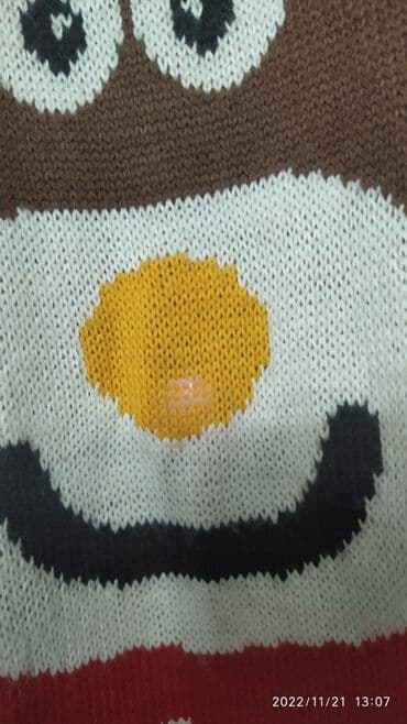 женские свитера с оленями: Праздничный свитер из Америки украшенный елочными игрушками в — 3