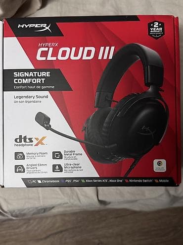 Mikrofonlar: Simli Qulaqcıqlar, HyperX, rəng - Qara — 1