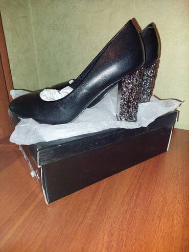 qara mokasinlər: Tuflilər, Ölçü: 39, rəng - Qara, Yeni — 2