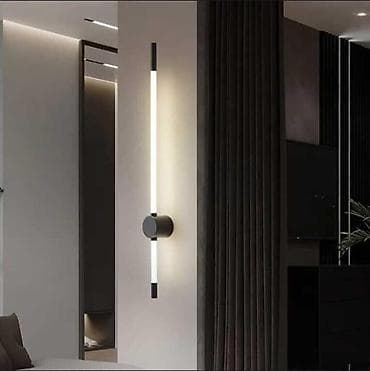 Bra.C-19 BK 60 sm Model: Şaquli modern LED divar lampası Təyinat