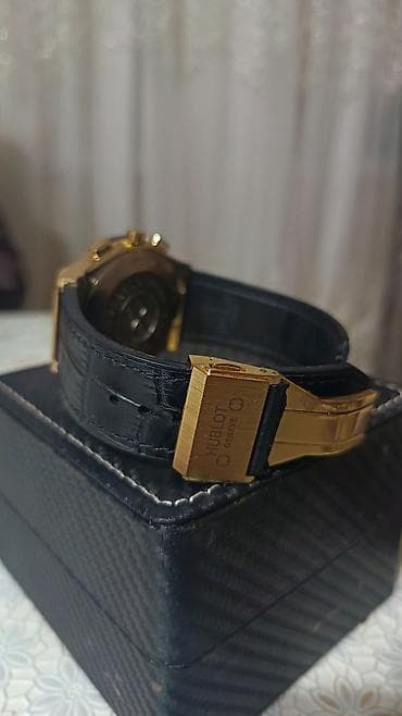 saat edifice: Qol saatı, Hublot, rəng - Qızılı — 2