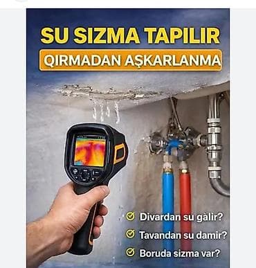su sizma aparati: Su sızmasının aşkarlanması xidməti - Qırmadan, dağıtmadan dəqiq yerin — 2