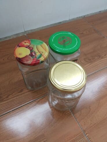 продам стеклянные банки бишкек: Bankalar satılır 12 ədəd 3 litrlik,xeylidə qatıq bankaları balaca 700 — 3