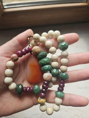 qaralmayan bijuteriya: Tebii daşlardan tesbeh,чётки из природных камней — 2