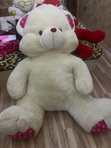 ağ kedlər: Salam böyik ayı kukla tam yenidi 200 manata alınıb son qiymət 80 — 1