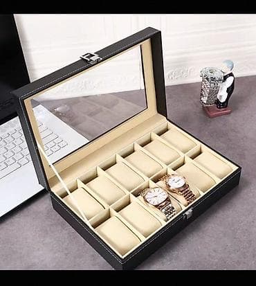 xiaomi saatlar: 12 yerlik saat qutusu – kolleksiya və gündəlik saxlanma üçün - — 3