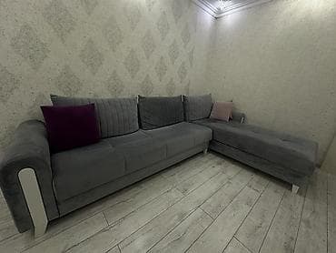 kunc divanar: Künc divan, İşlənmiş, Bazalı, Vеlur parça, Çatdırılma yoxdur — 2
