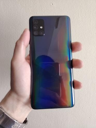 apple xr ağ: Samsung Galaxy A51, 64 GB, rəng - Boz, Barmaq izi, İki sim kartlı, Face ID — 3