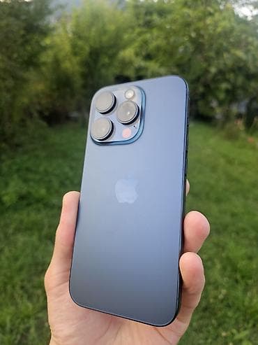 IPhone 15 Pro, 128 GB, Blue Titanium, Face ID lalafo.az -da IPhone 15 Pro, 128 GB, Blue Titanium, Face ID