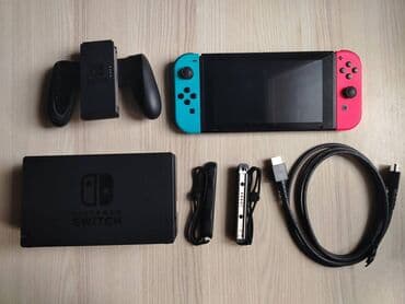 neon kondisioner: Nintendo Switch konsolu Nintendo Switch konsol dəsti, ideal vəziyətdə — 2