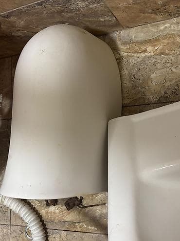 parda tul: VitrA asma tipli seramik əl-üz yuyan lavabosu və dayaq pedestalı - — 5