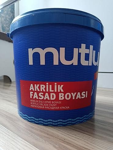 Mutlu markasına aid akrilik fasad boyası. Bu boya xarici divarların lalafo.az -da Mutlu markasına aid akrilik fasad boyası. Bu boya xarici divarların