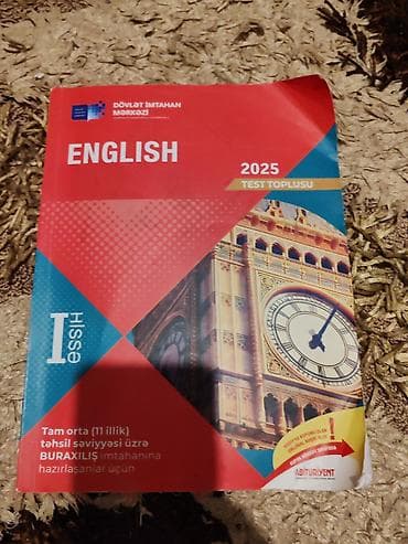 İngilis dili Testlər 11-ci sinif, DİM, 1-ci hissə