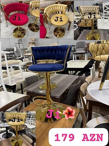 kafe stollari: 🇹🇷Turkiye istehsali Mohtesem Bar oturacaqi Qiymet💵179AZN 🚚Catirilma — 1