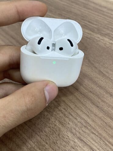 iphone qulaqliq: Б/у Беспроводные (Bluetooth) Наушники, Apple, цвет - Белый — 4