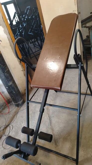 fizioterapiya aparatlari: Tərs asılma trenajoru (Inversion Table) - Bel və boyun gərginliyini — 5