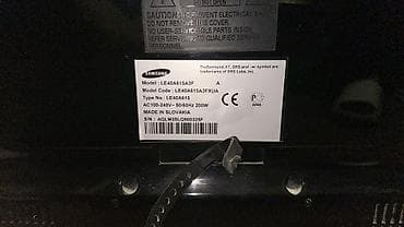 Televizorlar: Samsung LE40A615A3F LCD TV - Ekran: 40 düym (102 sm), LCD panel - — 3