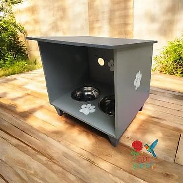 pişik: Məhsul: Pişik temalı qidalandırıcı stendlər - Dizayn: Taxta əsaslı — 7