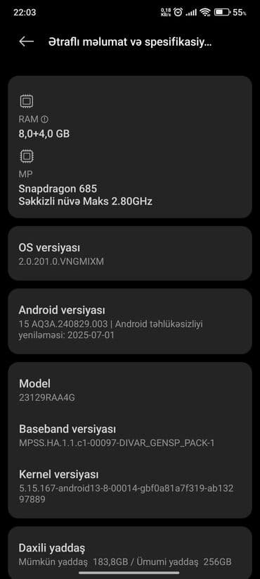 аккамулятор на телефон fly fs 502: Redmi Note 13 Pro+, 256 GB, rəng - Qara — 6