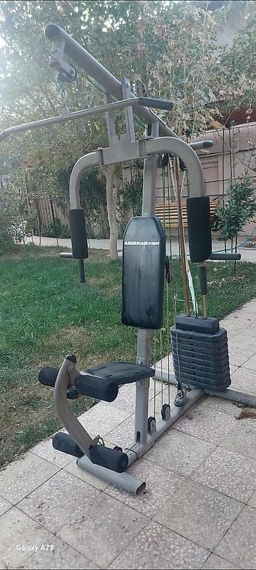 gitara kabel: American Fitness çoxfunksiyalı güc trenajoru - Tam bədən məşqləri — 1