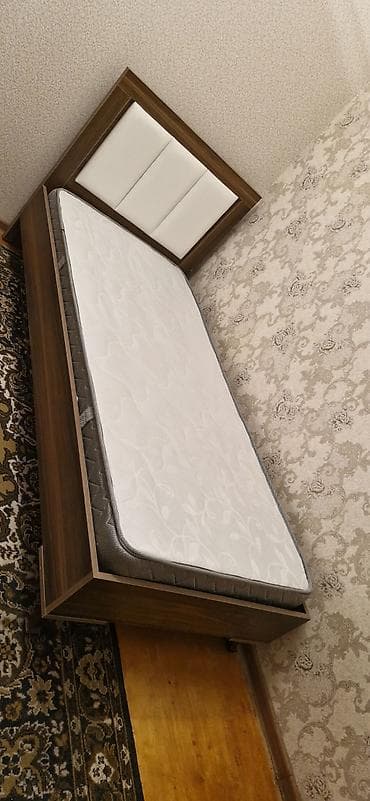 Təknəfərlik çarpayı, Matras ilə, Siyirməsiz