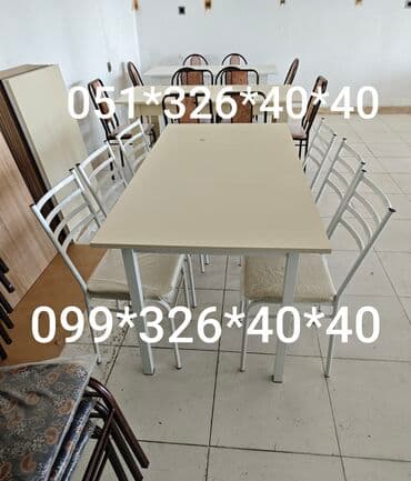 fırlanan stollar: Kafe, yeməkxana və ev üçün masa-stul dəstləri Məhsul təsviri: - — 9
