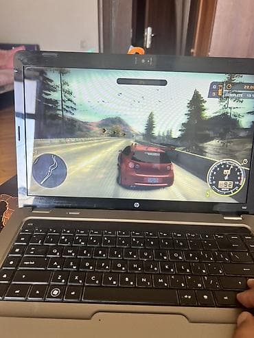 korpus hp: HP G62 noutbuk - Ekran: 15.6" HD (matris parlaq), yuxarıda inteqrə — 10