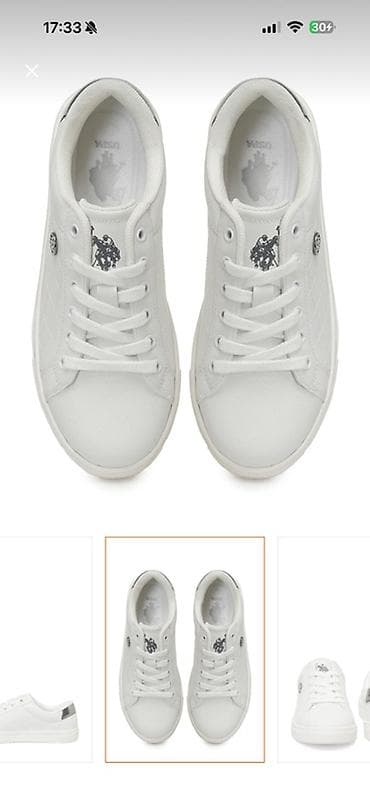 U.S. Polo Assn. TIGGY 5FX – ağ qadın sneaker Argınal polodur . Baha — 2