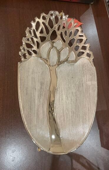 Boşqablar, rəng - Qızılı, Keramika