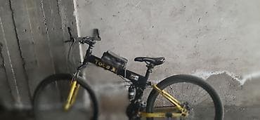 Təcili: Tosa brendli qatlanan dağ velosipedi - Rəng: qara-sarı -