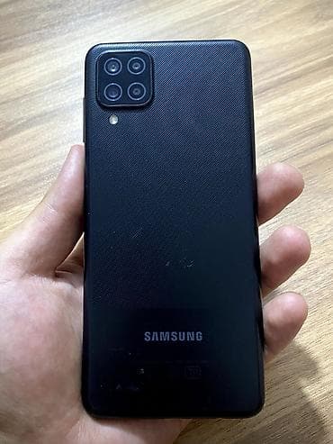 Техника и электроника: Samsung Galaxy A12, 64 ГБ, цвет - Черный, Две SIM карты — 3