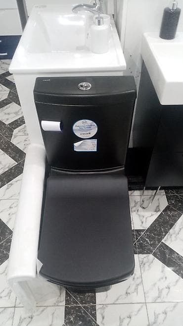 karta: Unitaz. Unitazlar. Qara rəng. Mat qara. Türkiyə istehsalidir. Soft — 1