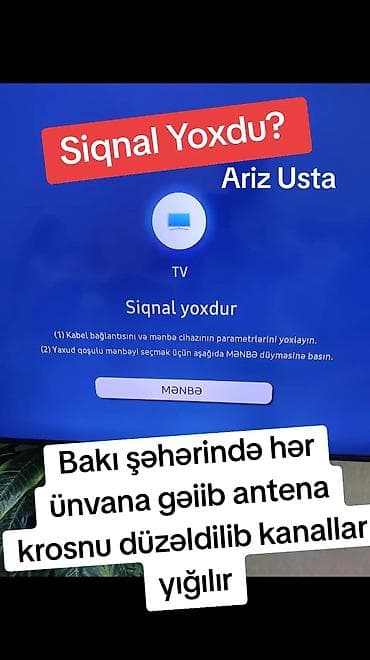 atv: Krosnu ustası Kanalların yığılması Televizorların divara — 2