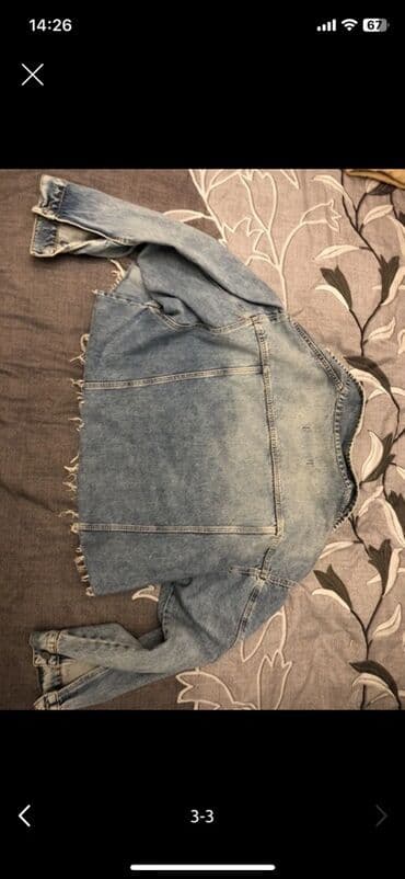 cins pencekler instagram: Qadınlar üçün denim cins gödəkçə - Rəng: açıq-mavi/yuyulmuş denim - — 1