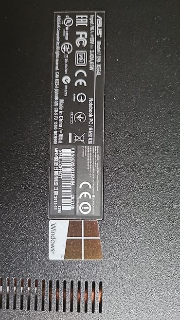 asus x 550 c: ASUS X554L noutbuk - Model: ASUS X554L (etiketdə X554LJ-XX116T) - — 4