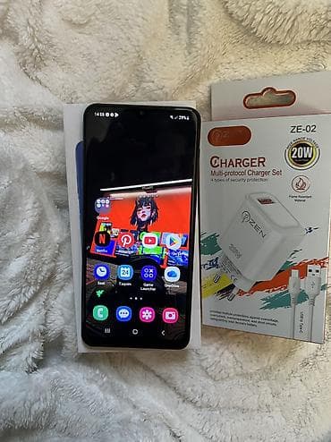 iphon 12 mini: Samsung Galaxy A12, 128 GB, rəng - Qara, Barmaq izi, Face ID — 3