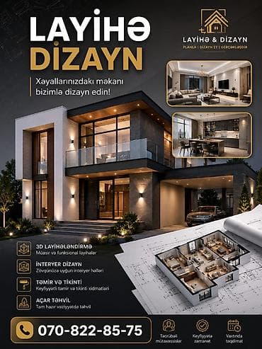 Ремонт и строительство: İnteryer Ve Dizayn xidmətlərimiz Naxcıvan və Bakı 7/24 əlaqə saxlaya — 1
