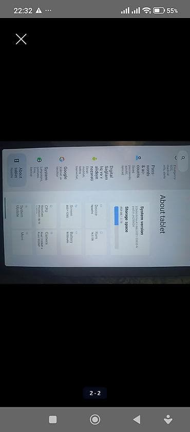 mi 5: Planşet – Neocl16 (Android) - Ekran: 8.0 düym, 800×1280 çözünürlük - — 2