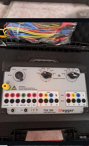 **Megger TSX 300 TRAX Switch Box** Elektrik sınaq və diaqnostika