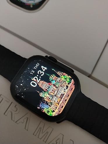 Смарт часы: Новый, Смарт часы, Умные, Сенсорный экран, цвет - Черный — 3