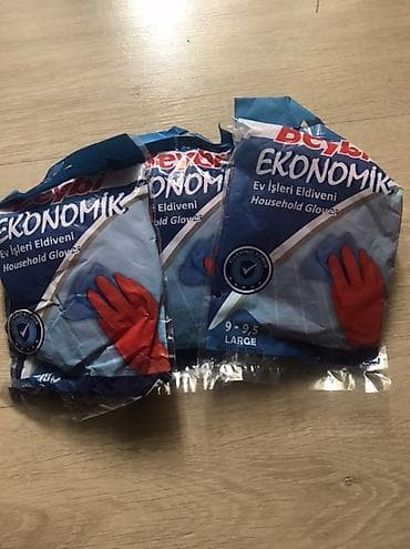 bağcada is: Beybi EKONOMIK Ev İşi Əlcəkləri – Large (9–9.5) - Məişət işləri üçün — 2
