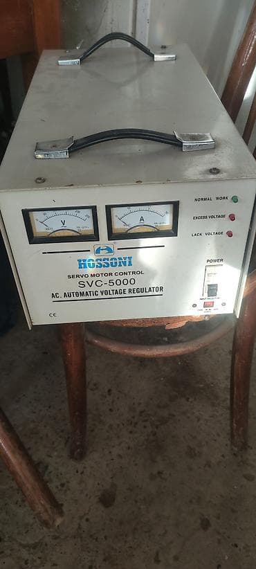 electron saatlar: HOSSONI SVC-5000 AC Automatic Voltage Regulator (servo motor — 1