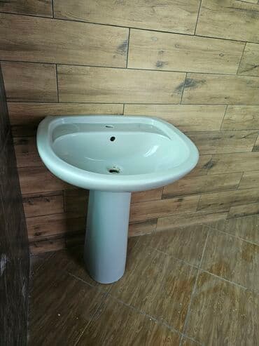 тулпан: Б/у Умывальник, Керамика, Без гарантии, Самовывоз, Платная доставка — 2