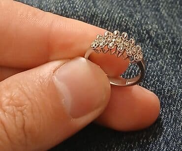 Zərgərlik dəstləri: Nişan, Üzük, Ağ qızıl, 585 Əyar, Brilyant, 5.00+ Karat — 3