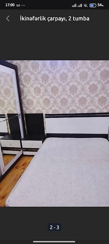 seif qapı: İkinəfərlik çarpayı, Dolab — 2