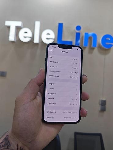 iphone i̇mişli: IPhone 13, 128 GB, Qara, Zəmanət, Simsiz şarj, Face ID — 3