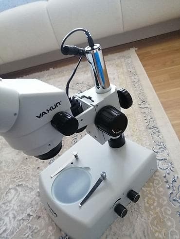 islenmis svarka aparati: Vaxun YX-AK12 binokulyar stereo mikroskop. Cihaz iki gözlü baxış — 1
