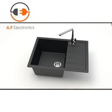 qranit moyka: Yeni Kvadrat Mətbəx çanağı, Keramika, Pulsuz çatdırılma — 1